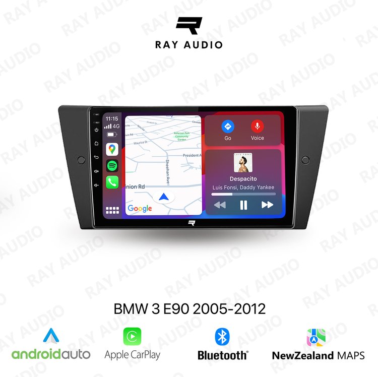 Ray Audio BMW 3 2005-2012 Apple CarPlay & Android Auto Bluetooth Car Stereo