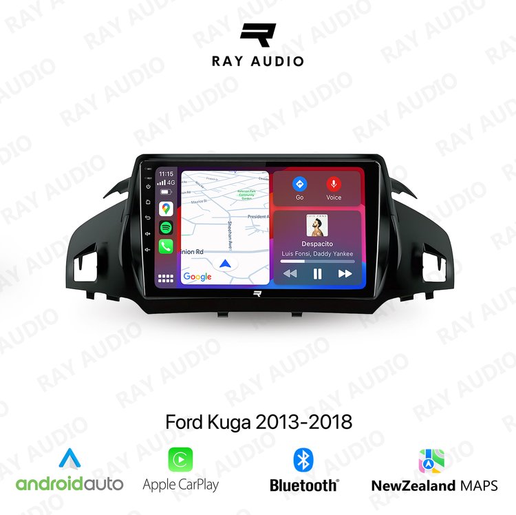 Ray Audio Ford Kuga 2013-2018 Apple CarPlay & Android Auto Bluetooth Car Stereo