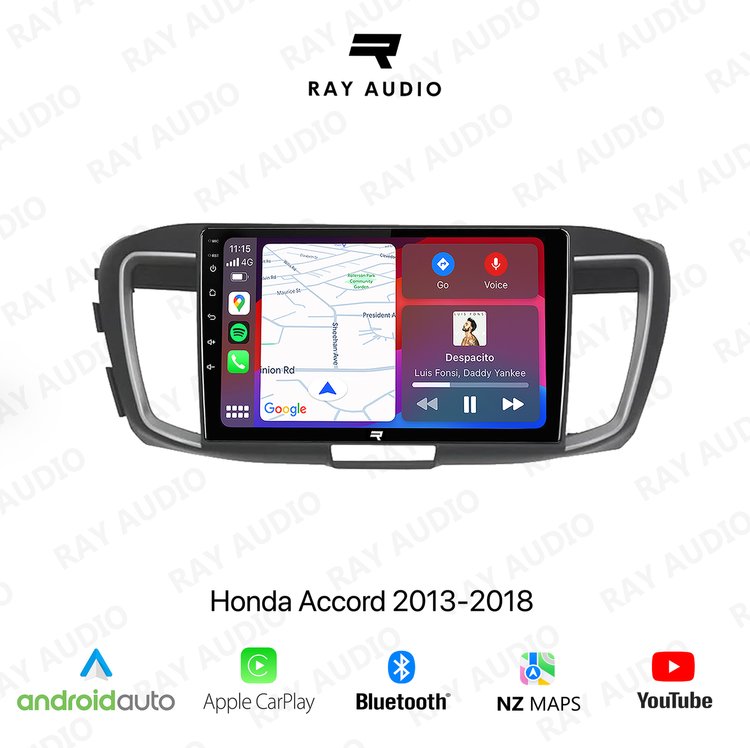 Ray Audio Honda Accord 2013-2018 Apple CarPlay & Android Auto Bluetooth Car Stereo