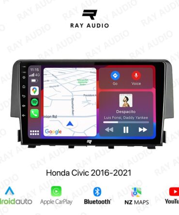 Ray Audio Honda Civic 2016-2021 Apple CarPlay & Android Auto Bluetooth Car Stereo