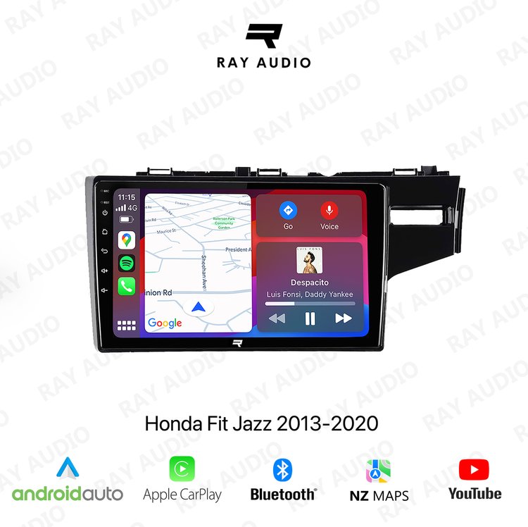 Ray Audio Honda Fit/Jazz 2013-2020 Apple CarPlay & Android Auto Bluetooth Car Stereo