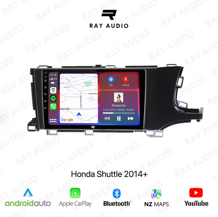 Ray Audio Honda Shuttle 2014+ Apple CarPlay & Android Auto Bluetooth Car Stereo