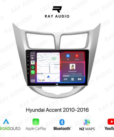 Ray Audio Hyundai Accent 2010-2016 Apple CarPlay & Android Auto Bluetooth Car Stereo