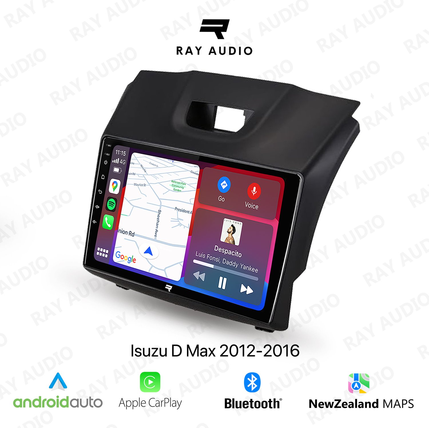 Ray Audio Isuzu D-Max/Mux 2012-2020 Apple CarPlay & Android Auto Bluetooth Car Stereo (Copy)