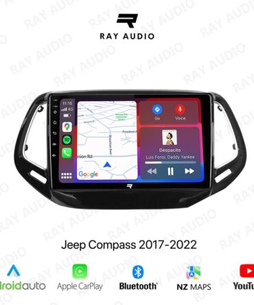 Ray Audio Jeep Compass 2017-2022 Apple CarPlay & Android Auto Bluetooth Car Stereo