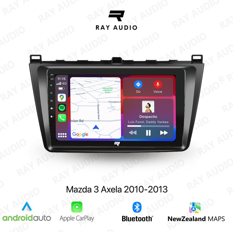 Ray Audio Mazda 3 Axela 2010-2013 Apple CarPlay & Android Auto Bluetooth Car Stereo