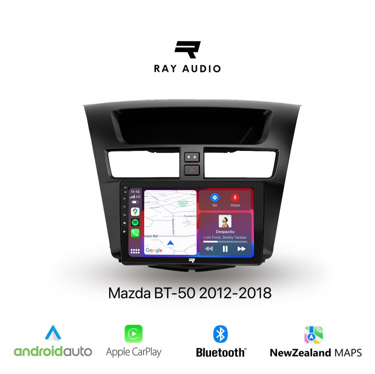 Ray Audio Mazda BT50 2012-2017 Apple CarPlay & Android Auto Bluetooth Car Stereo