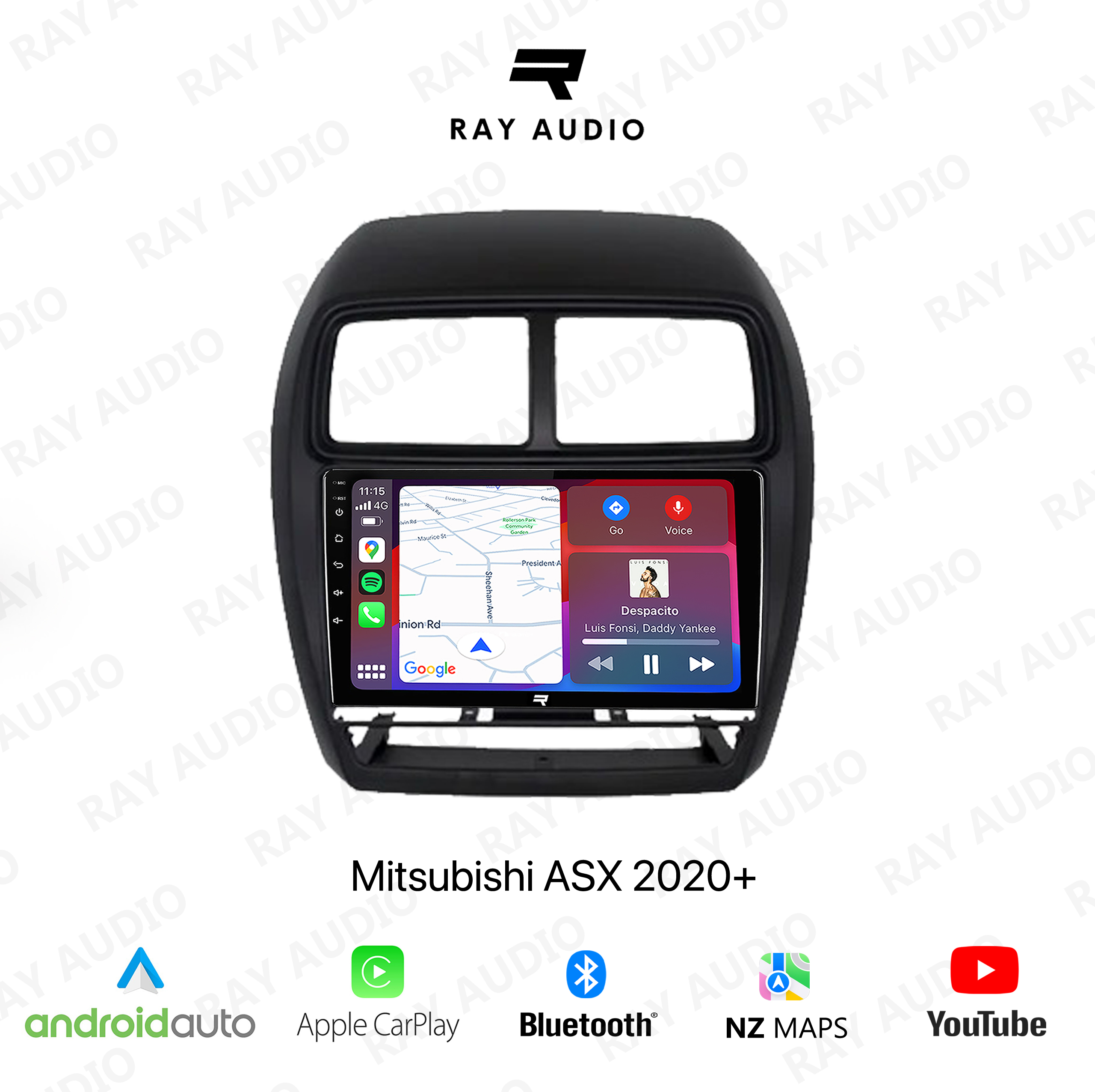 Ray Audio Mitsubishi ASX 2020+ Apple CarPlay & Android Auto Bluetooth Car Stereo