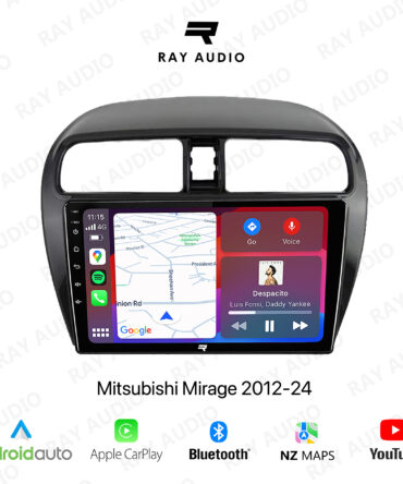 Ray Audio Mitsubishi Mirage 2012-24  Apple CarPlay & Android Auto Bluetooth Car Stereo