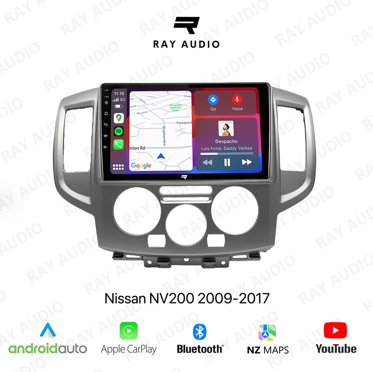 Ray Audio Nissan NV200 2009-2017 Apple CarPlay & Android Auto Bluetooth Car Stereo