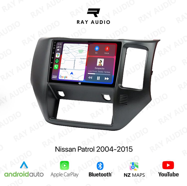 Ray Audio Nissan Patrol 2004-2015 Apple CarPlay & Android Auto Bluetooth Car Stereo